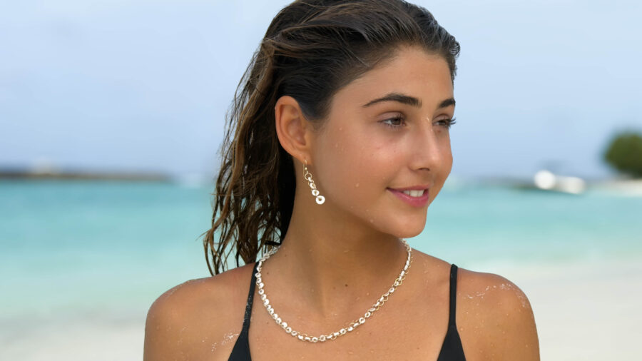 Full Moon Infinity Puka Necklace - Image 3