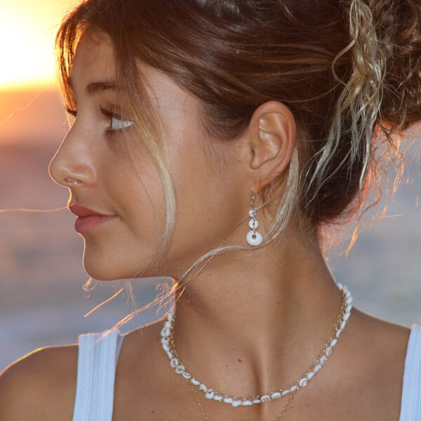Full Moon Infinity Puka Choker - 16"