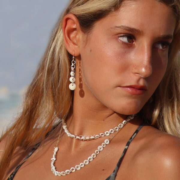 Infinity Puka Earrings 5 pukas