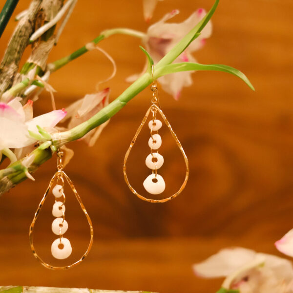 Infinity Puka Hook Earrings Medium